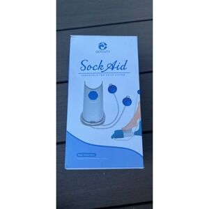 DOTCUTY Sock Aid Assistive Device for Seniors Arthritis Recovery Blue White‎